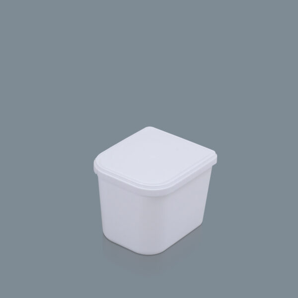 2.5ltr Napoli Container White with 2.5ltr Napoli White Lid (0.054)