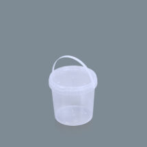 800ml Clear with Handle with Clear Lid