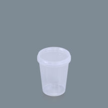 670ml Clear Round Container - (500) with 670ml Clear Round lid